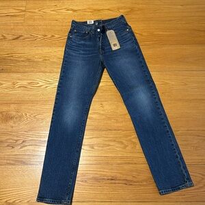 Levi’s women’s 501 original high rise straight leg jean size 27 brand new w tags